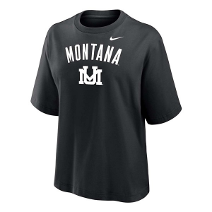 Montana Grizzlies Nike Women's Boxy T-Shirt Small Black