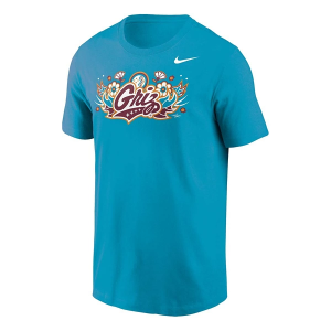 Montana Grizzlies Nike N7 2024 Art T-Shirt Large Turquoise