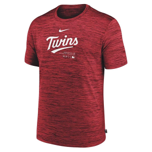 Minnesota Twins 2024 Authentic Collection Practice T-Shirt Small Red