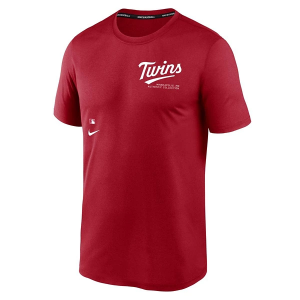 Minnesota Twins 2024 Authentic Collection Work T-Shirt Medium Red