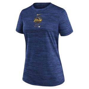 Women's Seattle Mariners Authentic Collection City Connect Practice T-Shirt Medium Royal