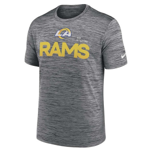 Los Angeles Rams Nike 2024 Velocity Mod T-Shirt XLarge Anthracite