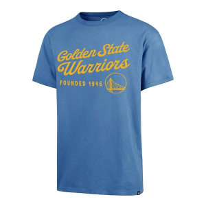 Golden State Warriors Dust Carrick 47 Brand T-Shirt XLarge Blue