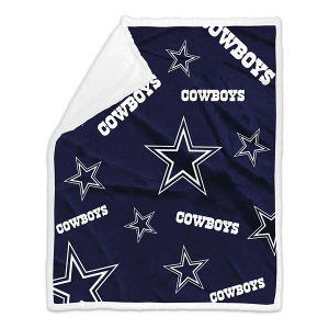 Logo Brands Dallas Cowboys 60x70 Plush Sherpa Throw Blanket