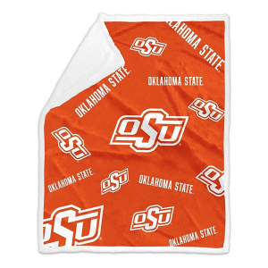 Logo Brands Oklahoma State Cowboys 60x70 Plush Sherpa Throw Blanket