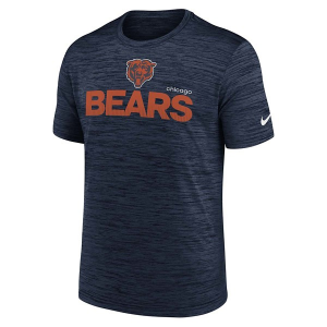 Chicago Bears Nike Velocity Modern T-Shirt Small Navy