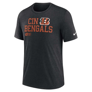 Cincinnati Bengals Nike Lock Up Tri Blend T-Shirt Large Black