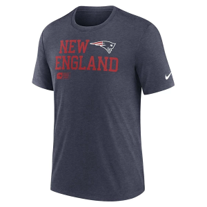 New England Patriots Nike Lock Up Tri Blend T-Shirt Large Navy
