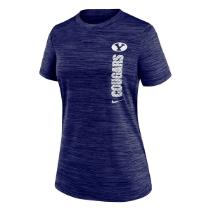 BYU Cougars Nike Women's Sideline Issue T-Shirt Medium Navy