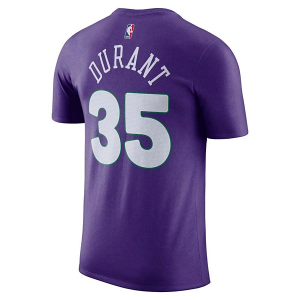 Phoenix Suns Kevin Durant #35 2024 City Edition Name & Number Nike T-Shirt Small Purple