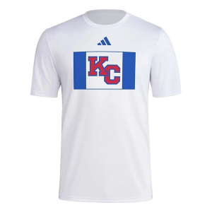 Kansas Jayhawks adidas KC Flag T-Shirt XLarge White
