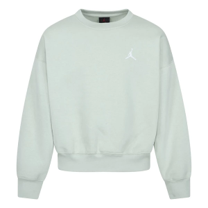 Kids' Jordan Brooklyn Essential Crewneck Sweatshirt Small Seafoam