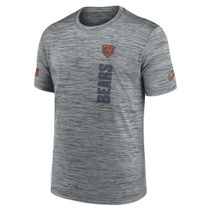 Chicago Bears Nike 2024 Sideline Velocity T-Shirt Small Dark Grey Heather