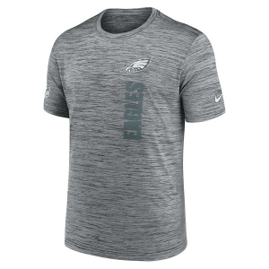 Philadelphia Eagles Nike 2024 Sideline Velocity T-Shirt Medium Dark Grey Heather