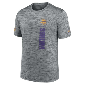 Minnesota Vikings Nike 2024 Sideline Velocity T-Shirt Medium Dark Grey Heather