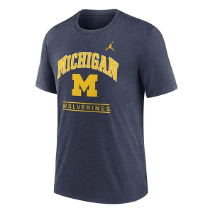 Michigan Wolverines Nike Tradition Throwback T-Shirt XLarge Navy