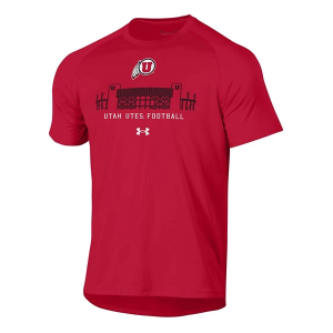 Utah Utes Under Armour Hock T-Shirt Large Red