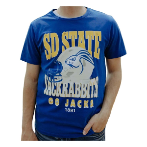 South Dakota State Jackrabbits Gameday Social Women's Murry Helmet T-Shirt XLarge Royal