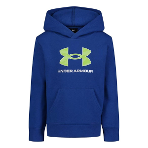 Kids' Under Armour Rival Print Fill Hoodie 7 Blue