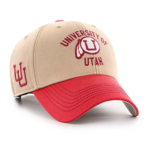 Utah Utes 47 Brand Dusted MVP Adjustable Hat One Size Red