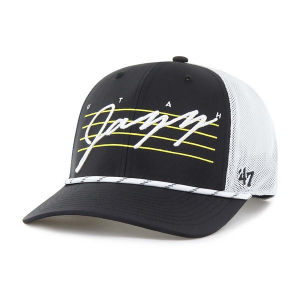 Utah Jazz 47 Brand Downburst Adjustable Hat One Size Black