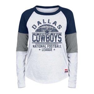 Women's Dallas Cowboys New Era Team Long Sleeve T-Shirt Large White