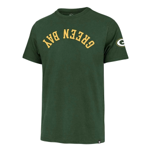 Green Bay Packers 47 Brand Upside Down T-Shirt Medium Green