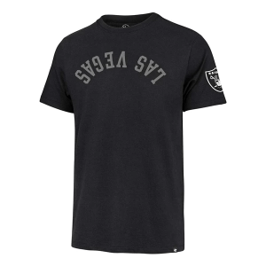 Las Vegas Raiders 47 Brand Upside Down T-Shirt Large Black