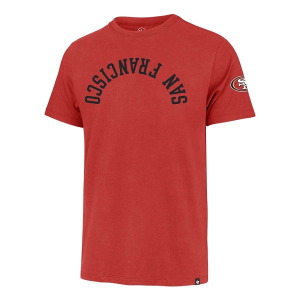 San Francisco 49ers 47 Brand Upside Down T-Shirt Medium Red