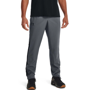Men's Under Armour Vital Woven Sweatpants Small Pitch Grey/Black Tall