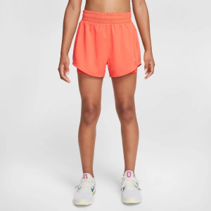 Girls' Nike One 2in1 Shorts Medium Magic Ember/White
