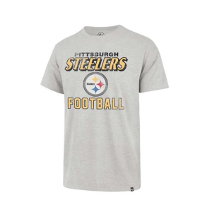 Pittsburgh Steelers 47 Brand Dozer T-Shirt XLarge Grey Heather