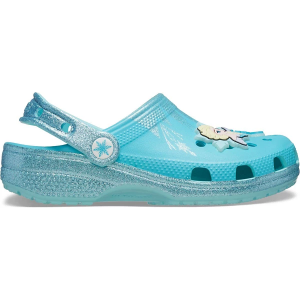 Girls' Crocs Classic Frozen Elsa Casual Clogs Regular 5 Blue
