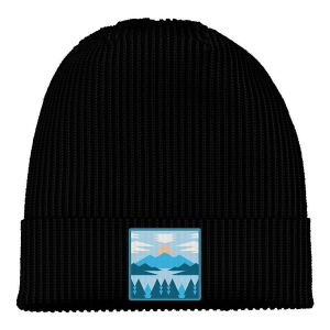 Men's Smartwool Chassing Mountains Patch Beanie One Size Black
