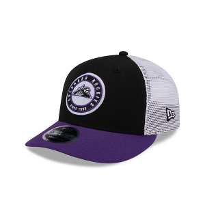 Colorado Rockies New Era Throwback 9Fifty Snapback Hat One Size Black