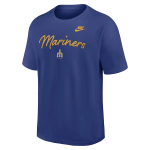 Seattle Mariners Cooperstown Max90 T-Shirt Large Royal