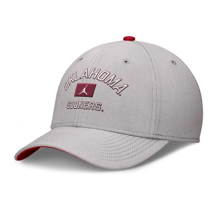 Oklahoma Sooners Nike Rise Pill Flexfit Hat M/L Pewter
