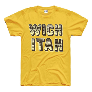 Charlie Hustle Wichita T-Shirt Medium Yellow