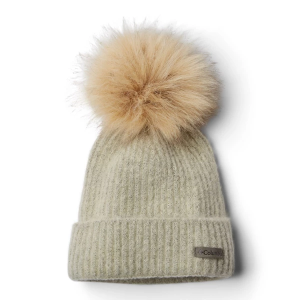Women's Columbia Winter Blur Pom Pom Beanie One Size Chalk