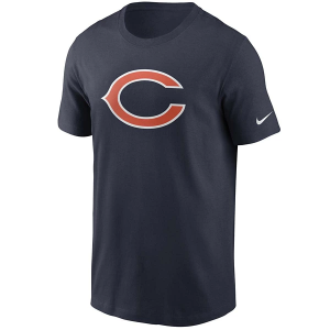 Chicago Bears Nike Essential Logo T-Shirt Large Marine