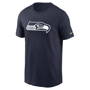 Seattle Seahawks Nike Essential Logo T-Shirt Small Navy