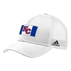 Kansas Jayhawks adidas KU In KC Adjustable Hat One Size White