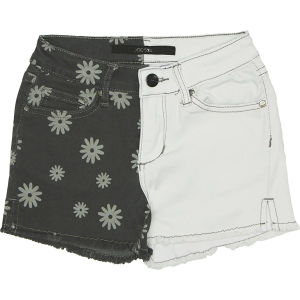 Girls' Joe's Jeans Margie 2-Tone Rise Jean Shorts 4 Ash Black