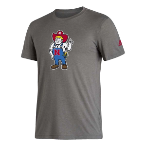 Nebraska Cornhuskers adidas Heritage T-Shirt Medium Dark Grey