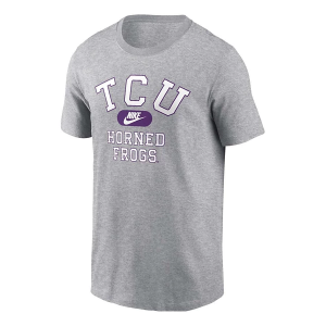 TCU Horned Frogs Nike Arch NSW T-Shirt 2XLarge Heather Grey