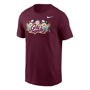 Montana Grizzlies Nike N7 2024 Art T-Shirt 2XLarge Maroon