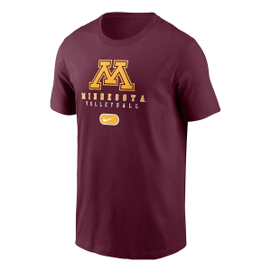 Minnesota Golden Gophers Nike Volleyball Core T-Shirt 2XLarge Maroon
