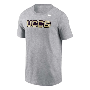 Colorado Springs Mountain Lions Nike Core Wordmark T-Shirt XLarge Dark Grey Heather