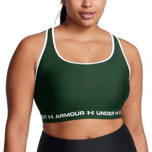 Women's Under Armour Crossback Mid Sports Bra XSmall Frost Green