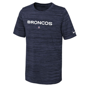 Kids' Denver Broncos Nike 2023 Team Velocity T-Shirt XLarge Navy